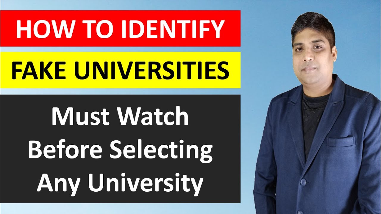 How to Identify Fake University | How to Check Fake University | Fake Universities in India