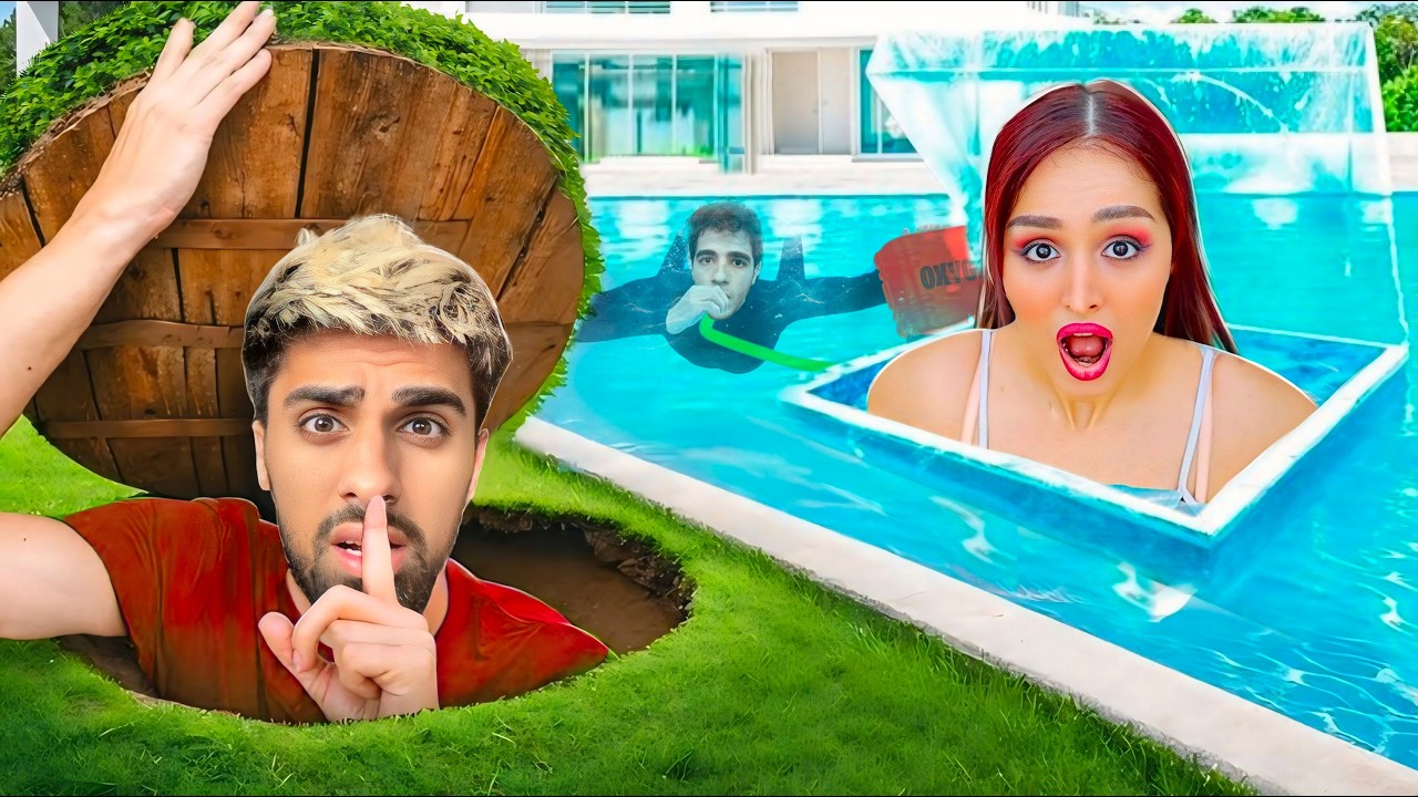بنيت مخبأ سري للبقاء على قيد الحياة !!!