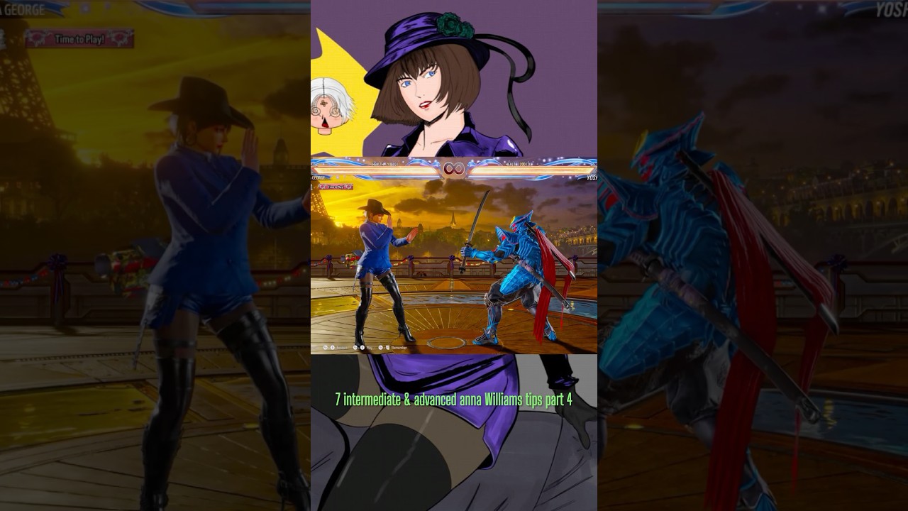7 полезных советов для игры за Анну Уильямс #tekken8 #gaming #tekken #gamergirl #annawilliams