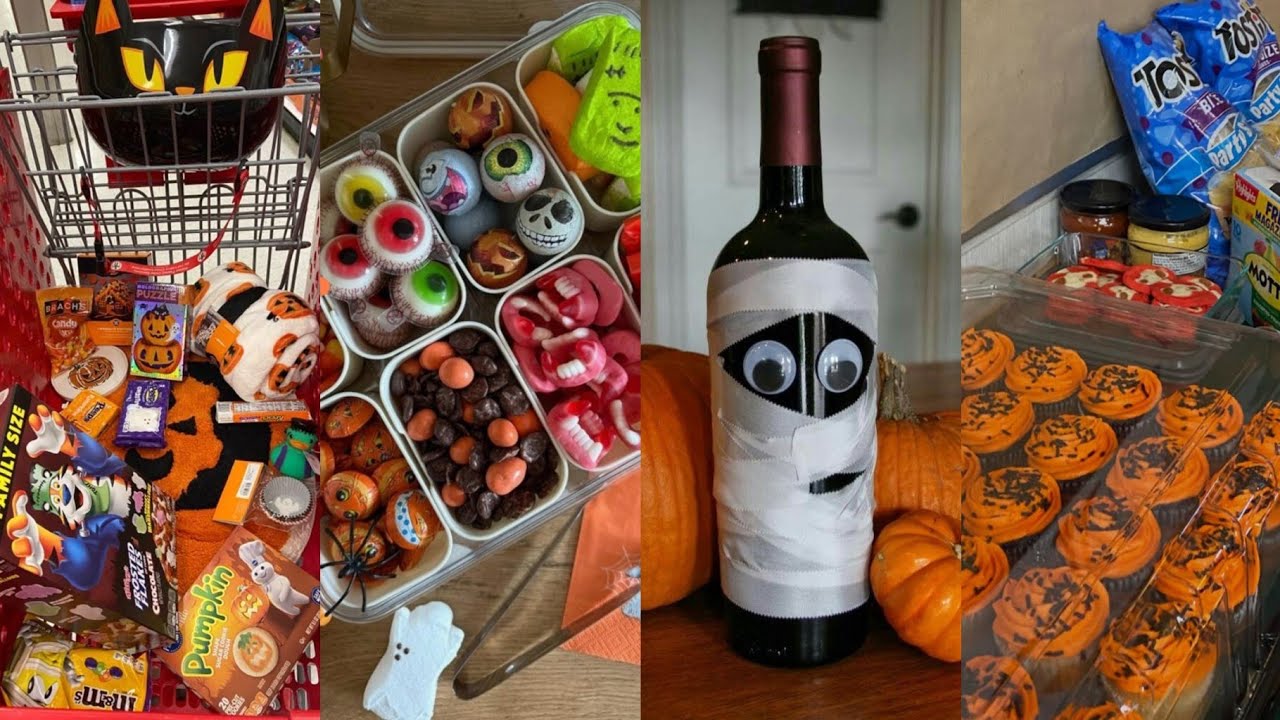 Satisfying Random restock Asmr | Halloween Restocking and organizing / cleaning Asmr