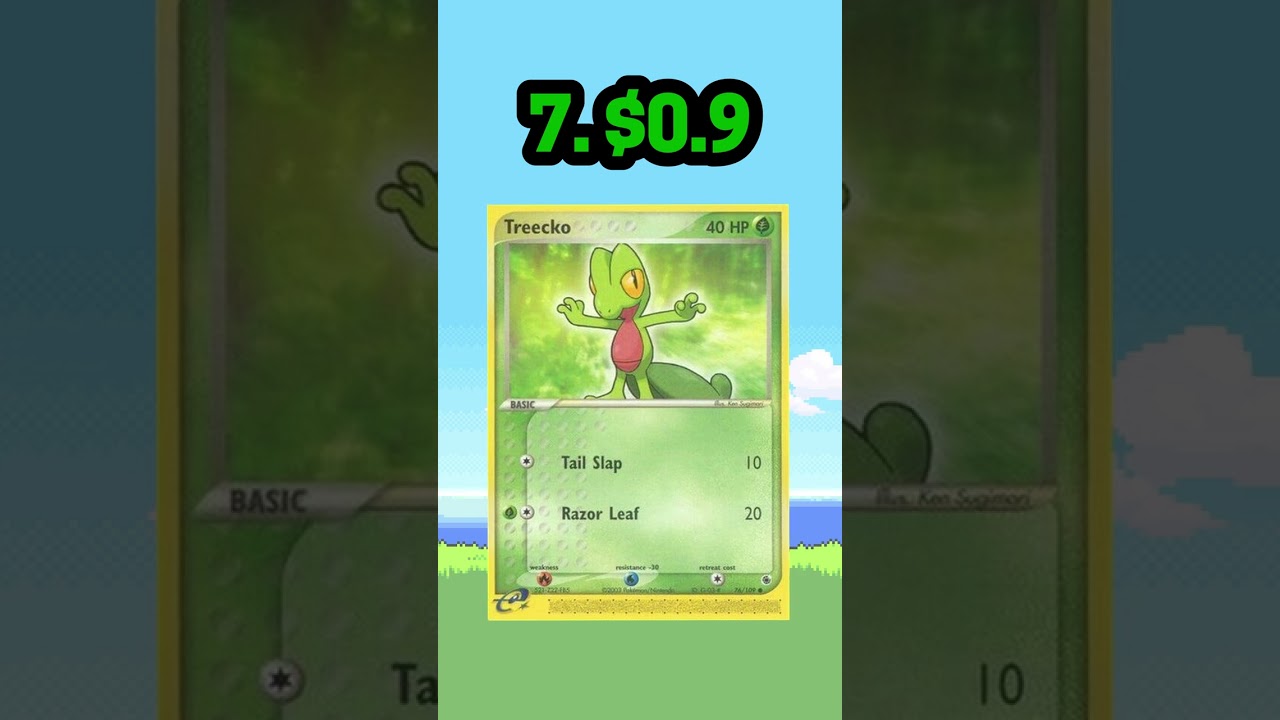 Top 10 Most Expensive Treecko Pokemon Cards