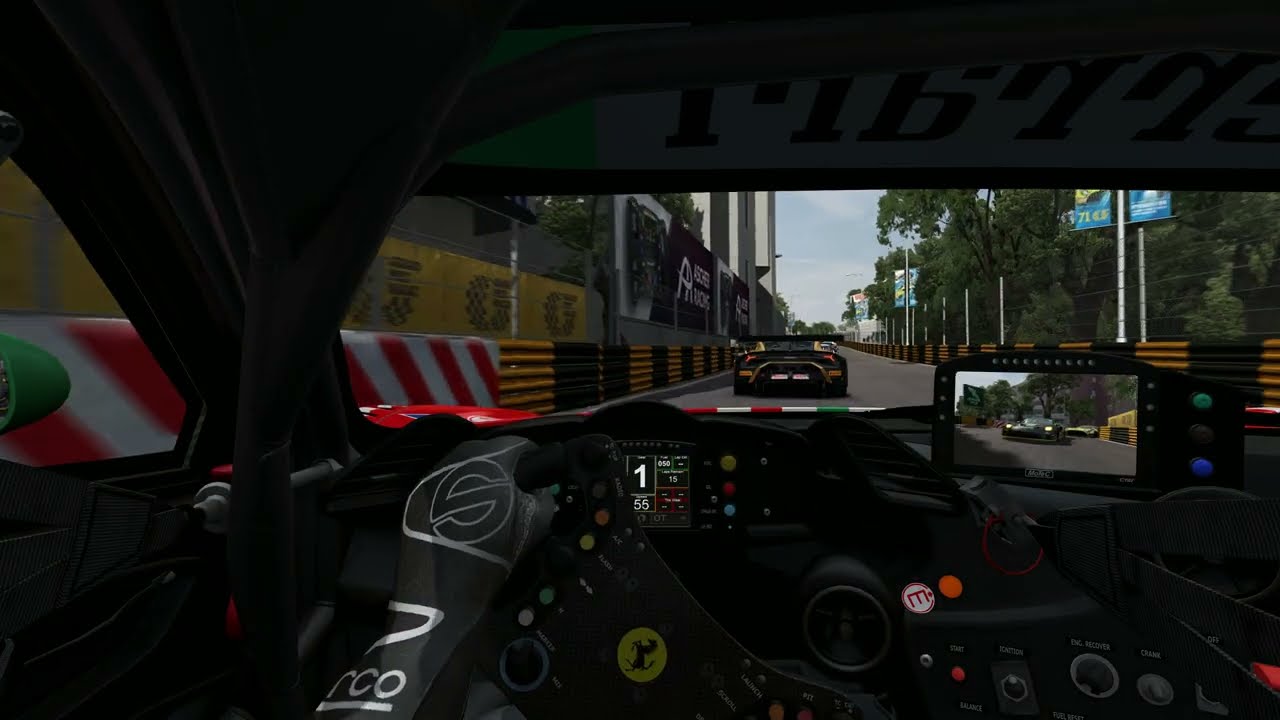 RaceRoom | Macau Race AI | Ferrari 488 GT3 EVO 2020 | 2025/03/01