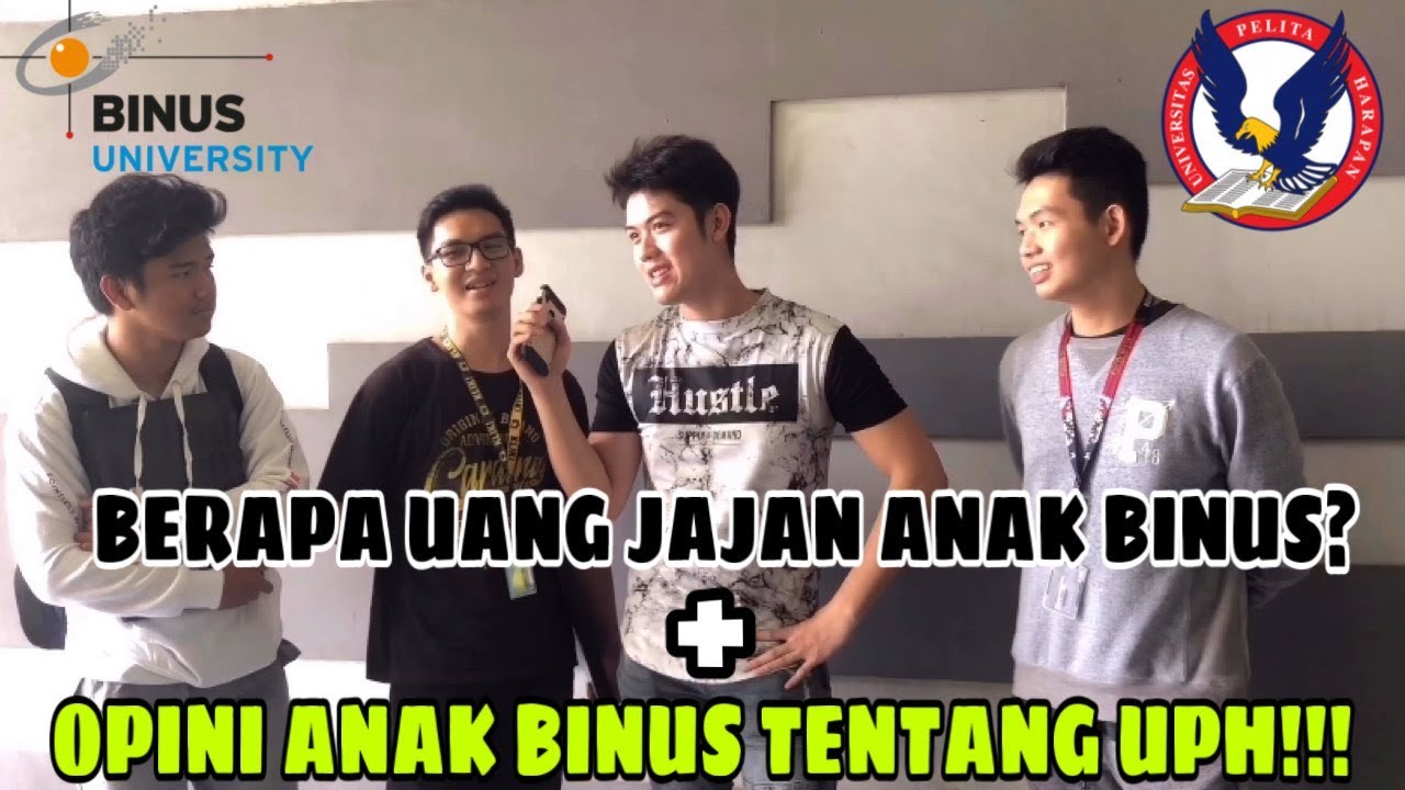 BERAPA UANG SAKU ANAK BINUS?DAN OPINI ANAK BINUS TENTANG UPH!!!