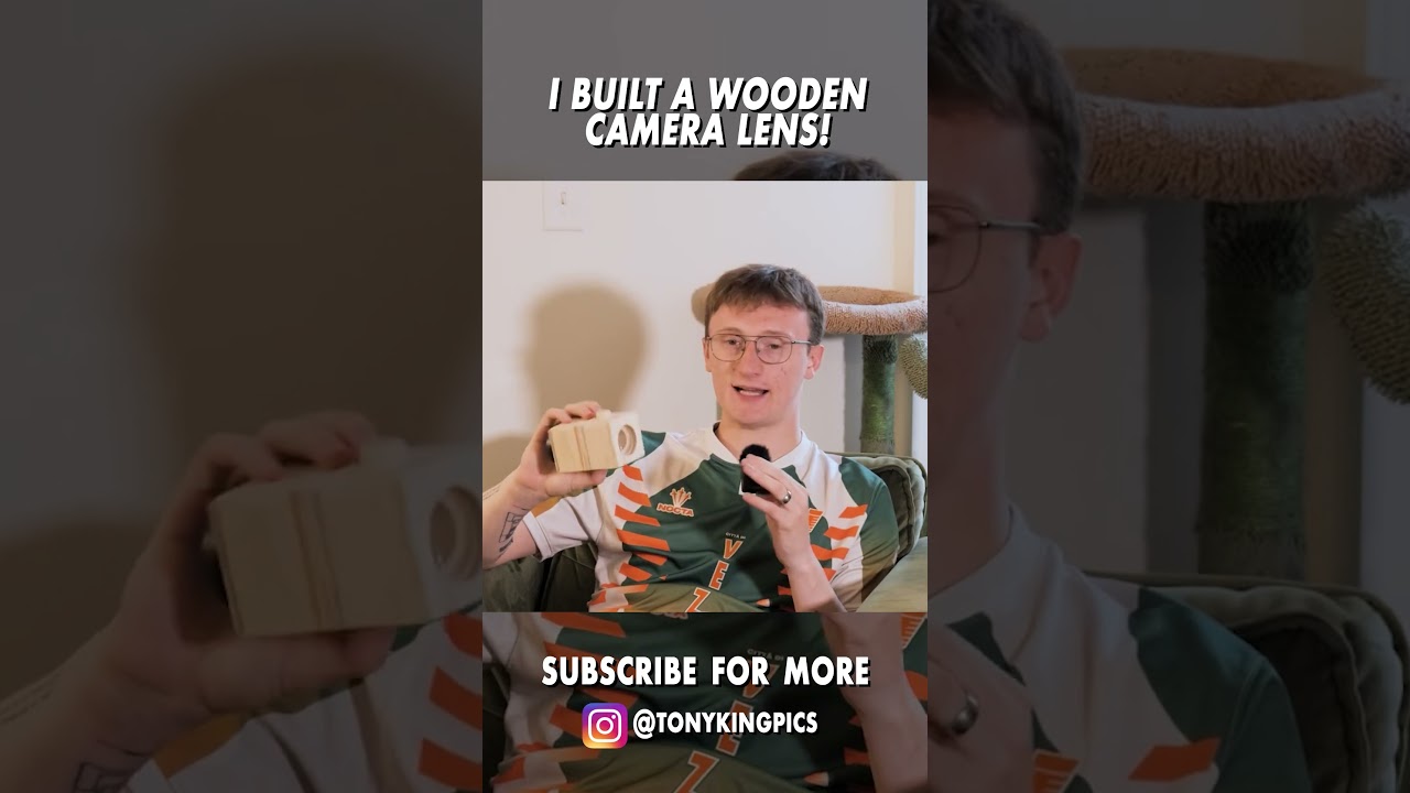 I BUILT A WOODEN CAMERA LENS 
