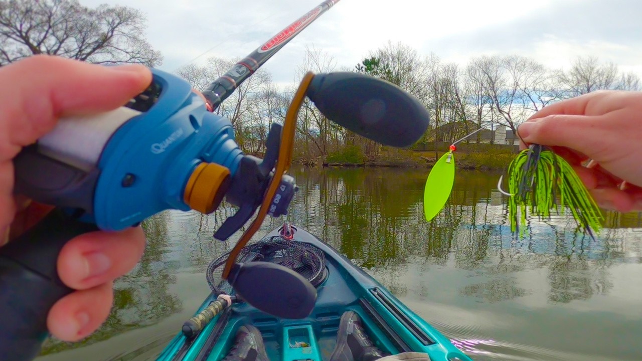 DIY Lures Got It Done - Kayak Bass Fishing
