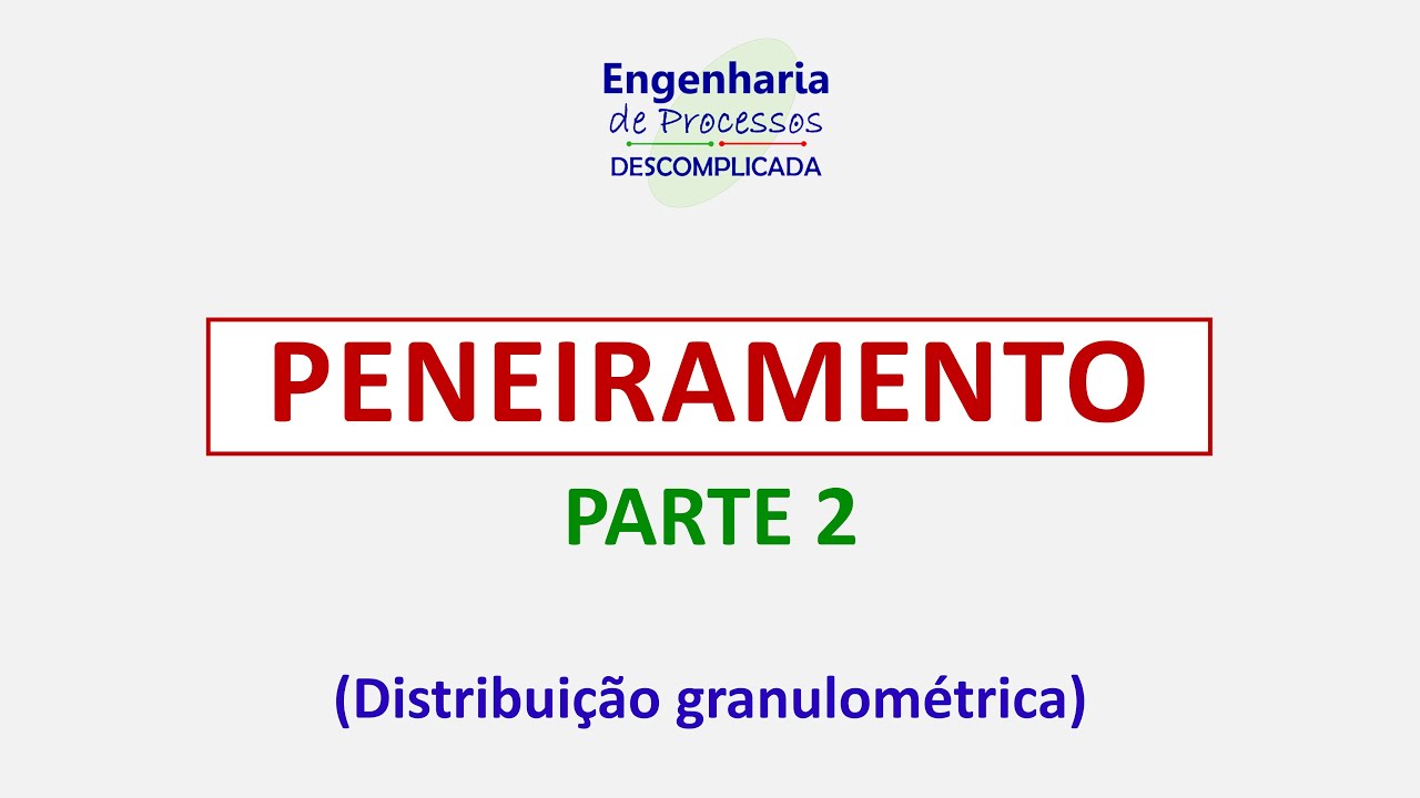 Peneiramento (parte 2)