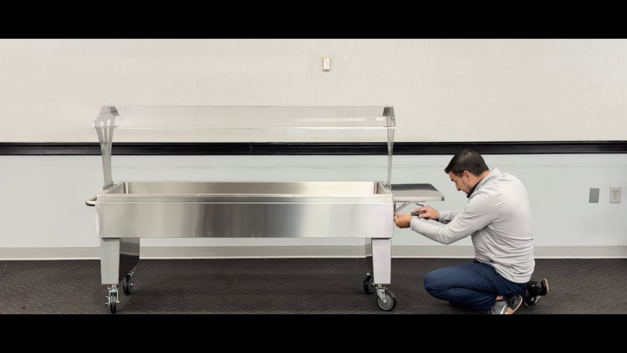 Assembly Instructions for the HUBERT® Adjustable Salad Bar