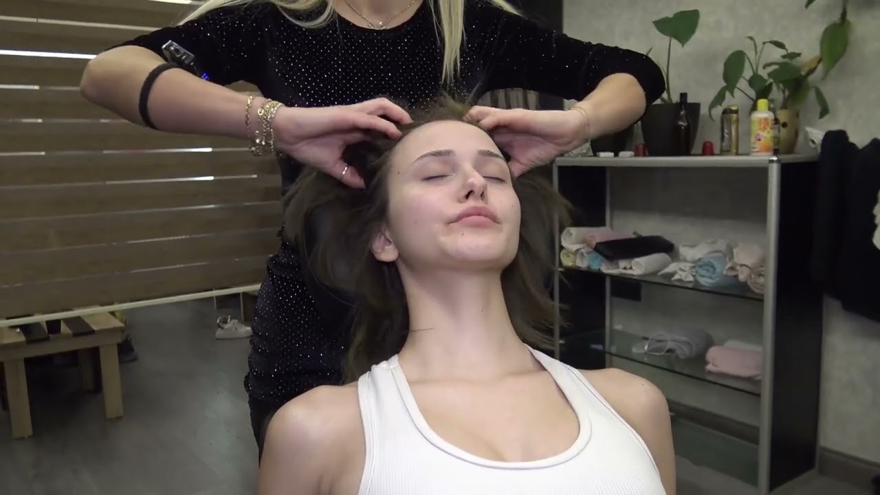 FEMALE DEEP PEACE CHAIR BODY MASSAGE & CRACKS & ASMR SLEEPING PILL & Relaxing Body Massage For Lady