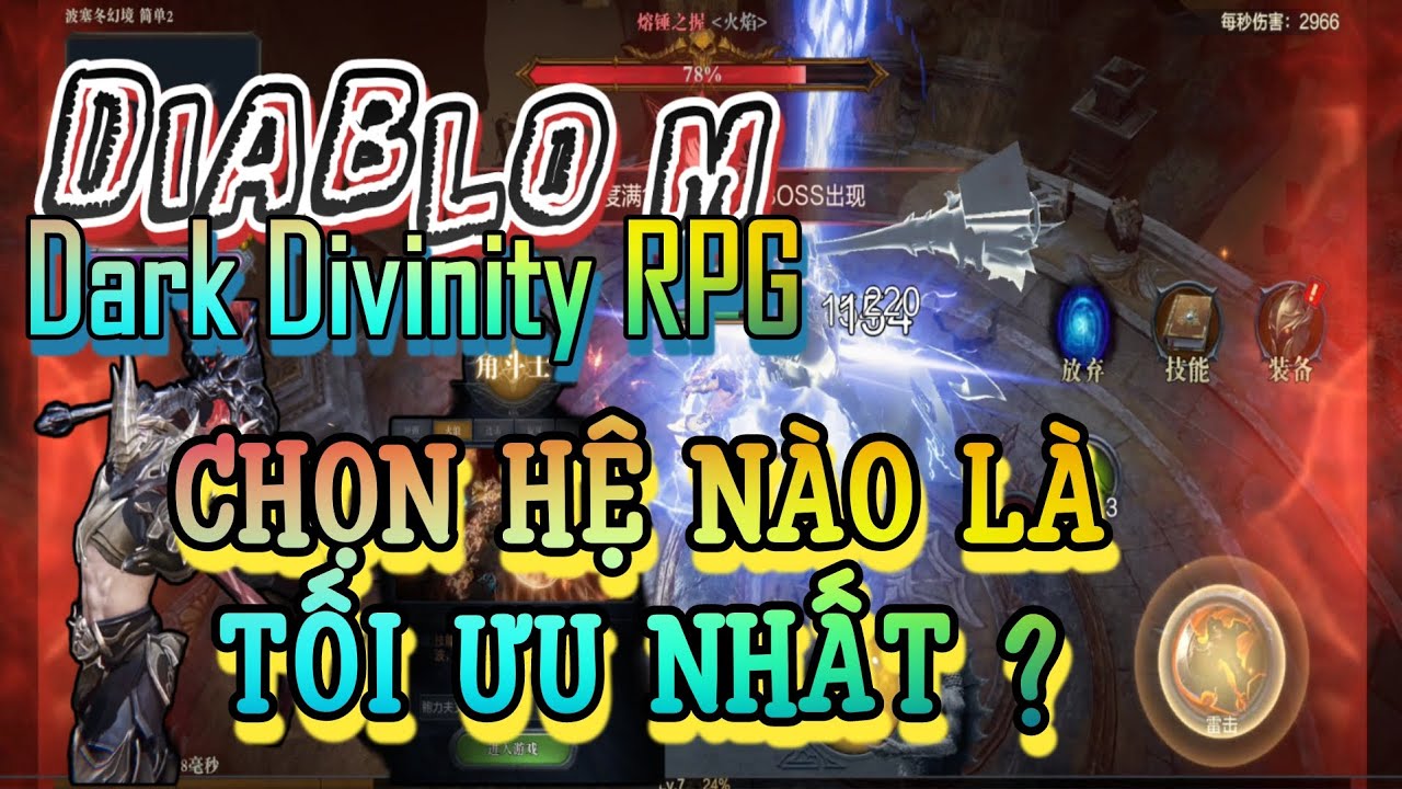 Dark Divinity RPG M | Hệ Tối Ưu Nhất Cho Ae Mới Chơi