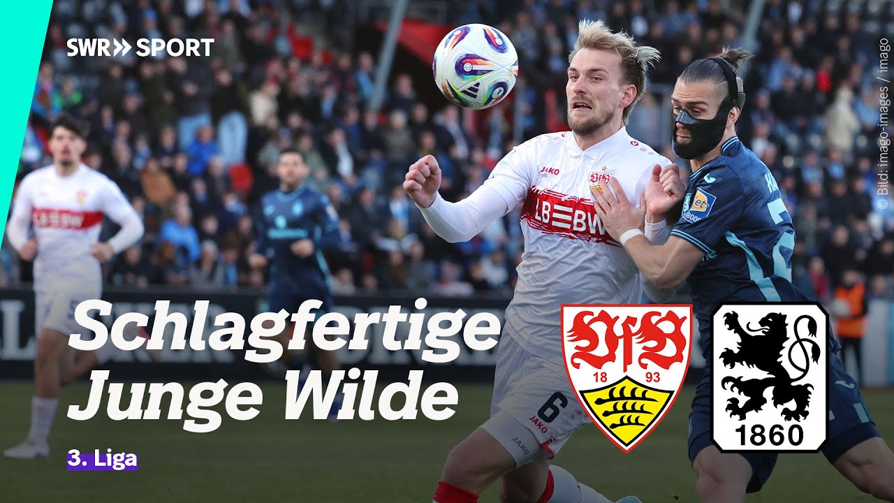 3. Liga: VfB Stuttgart II - 1860 München, 23. Spieltag | SWR Sport