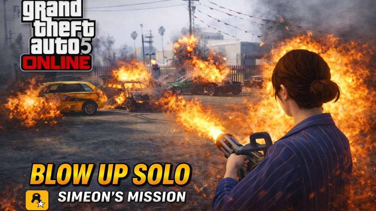 Grand Theft Auto 5 Online Blow Up SOLO (Simeon's Mission)