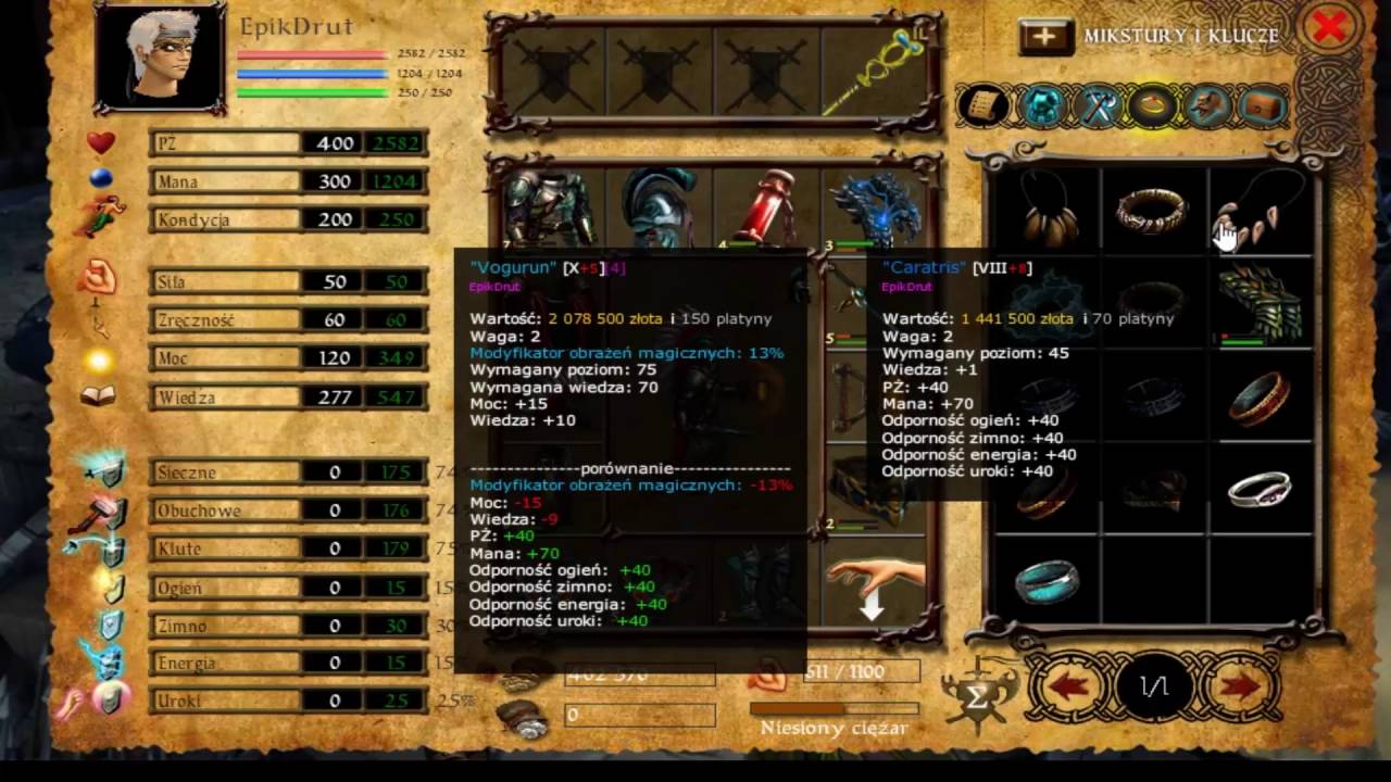 Taern Prezentacja i Om&oacute;wienie Postaci EpikDrut 124lvl