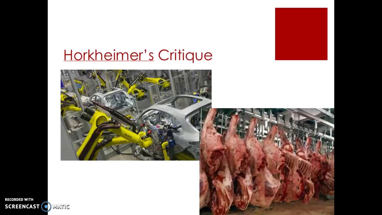 Horkheimer Eclipse of Reason Chapter 2 Part 1