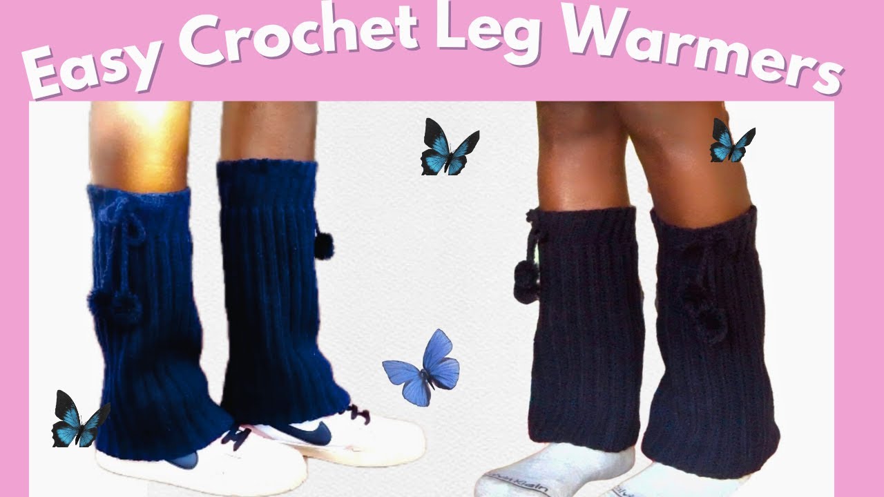Trendy Crochet Leg Warmers _So Easy Anyone Can Make Them!