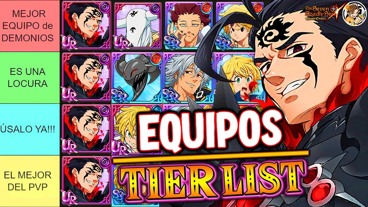 🤯¡ESTOS SON los MEJORES EQUIPOS para ZELDRIS REY DEMONIO/MELI!🤯 ⚔️¡TEAMS PVP/E!⚔️ | 7DS: Grand Cross
