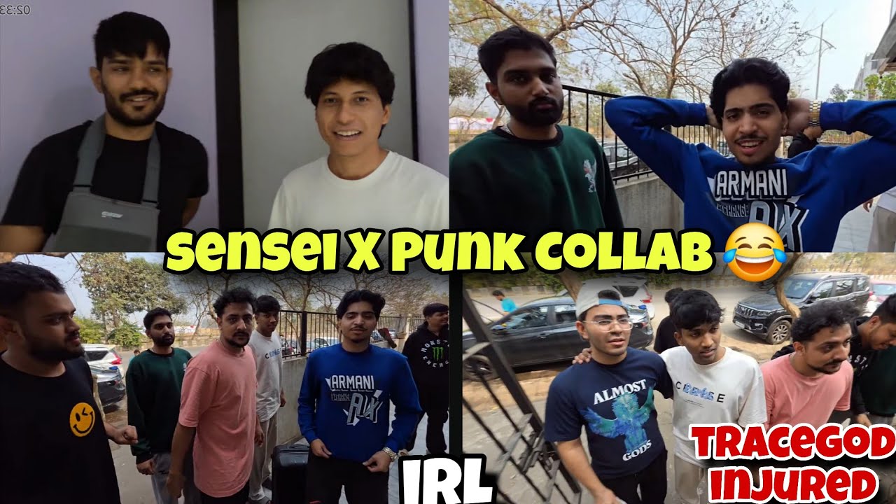 Sensei X Punk Collab 😂 Hastar Troll Ninjajod IRL 😂 Tracegod Injured 🥺