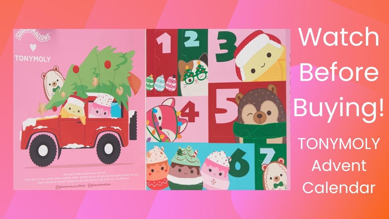 TONYMOLY x Squishmallows Advent Calendar & Link