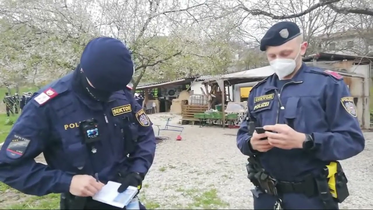 18.4.2021: Erneut Polizei-Willkür im Linzer Vereinsgarten am Samstag, den 17.4.21 😡🇦🇹😡