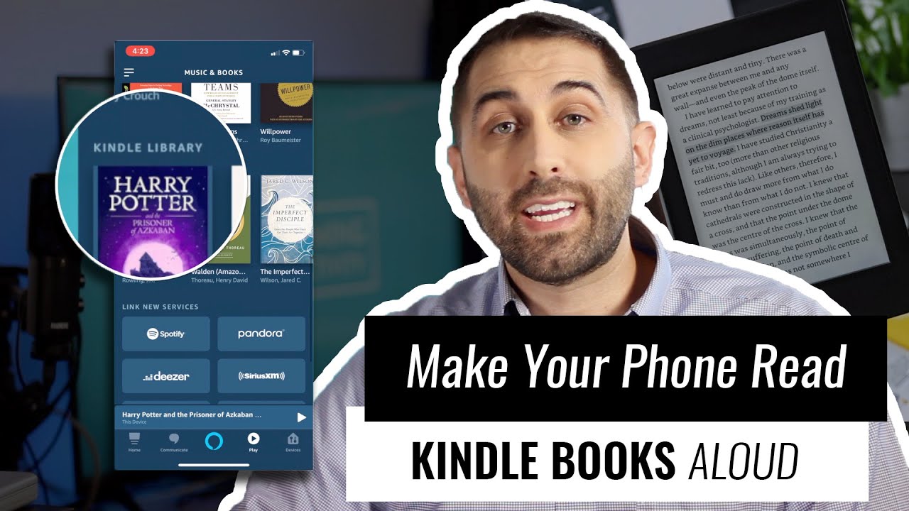 Как слушать книги Kindle на iPhone