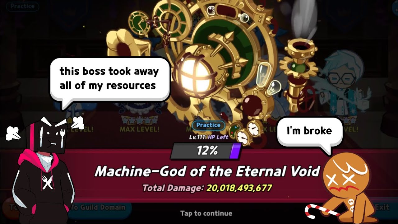 Machine God of Whatever Guild Boss 20B+ Damage! || Cookie Run Kingdom