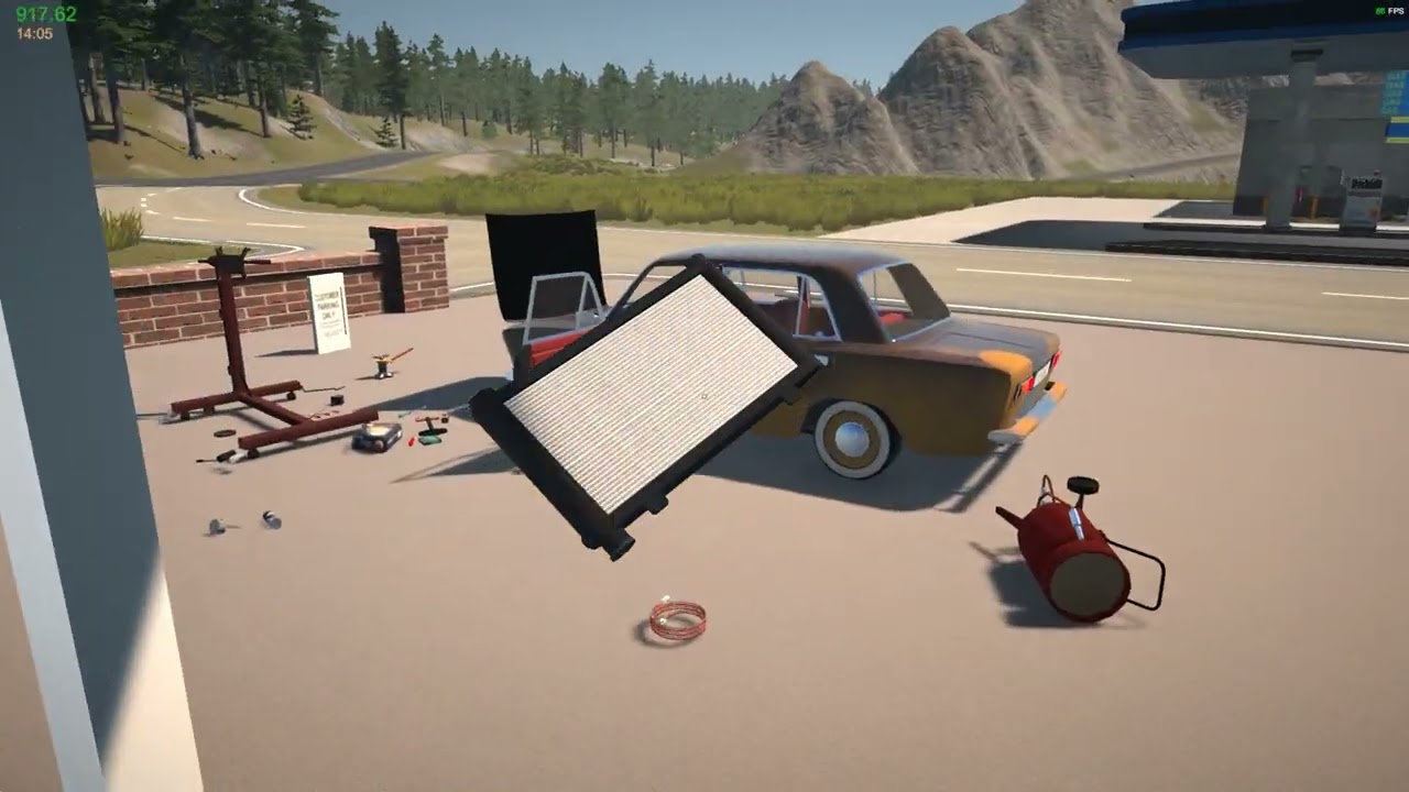 играю в My Garage на копейку делаю двигатель