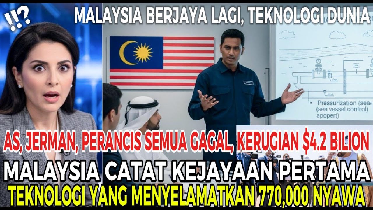 “Malaysia menyiapkan teknologi dalam 180 hari, AS, Jerman dan Perancis gagal ”