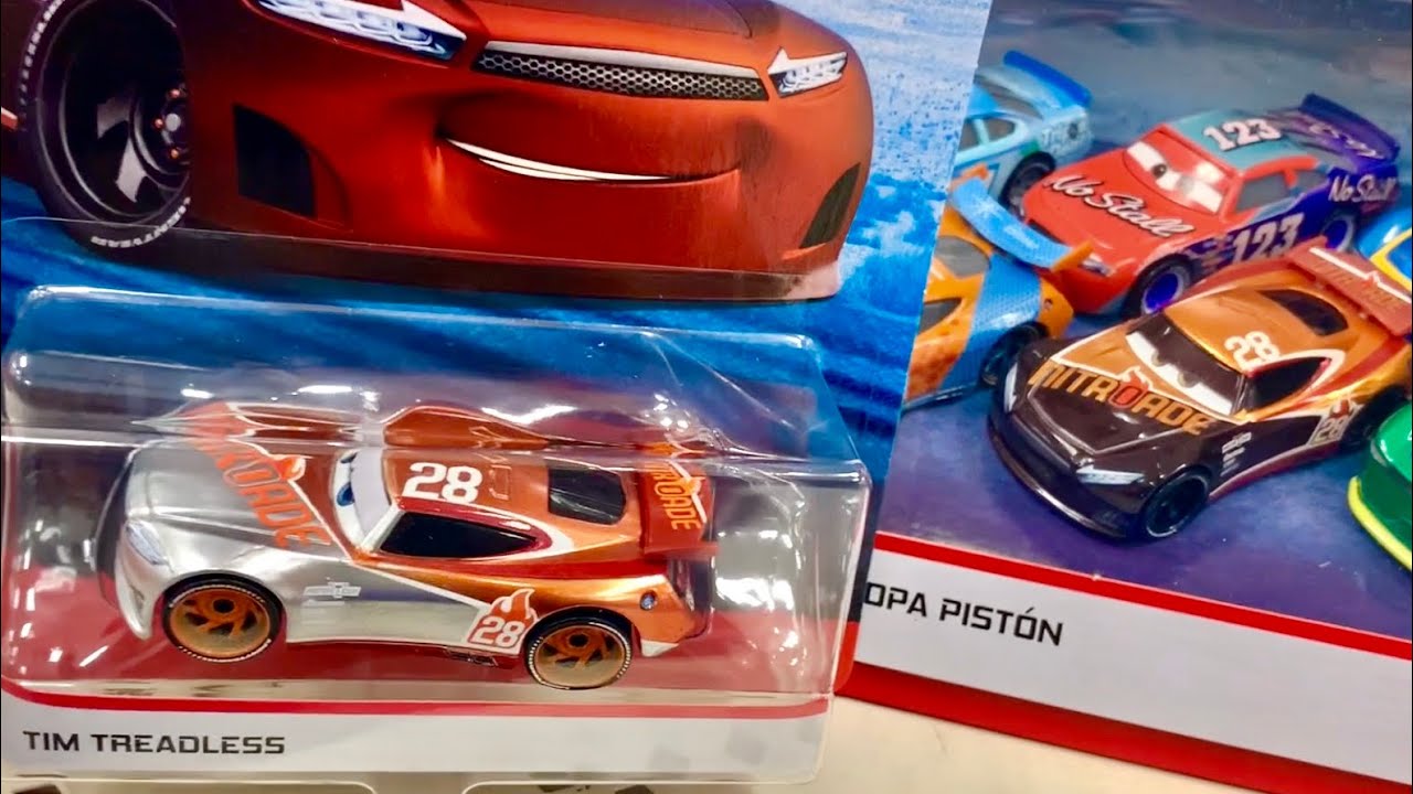 Silver Tim Treadless VS Piston Cup Tim Treadless - Disney Cars Toy Hunt & Quarantine Hunt