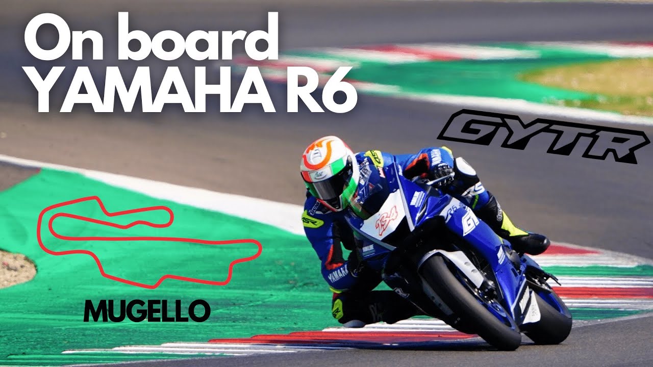 ONBOARD YAMAHA R6 RACE GYTR | MUGELLO CIRCUIT