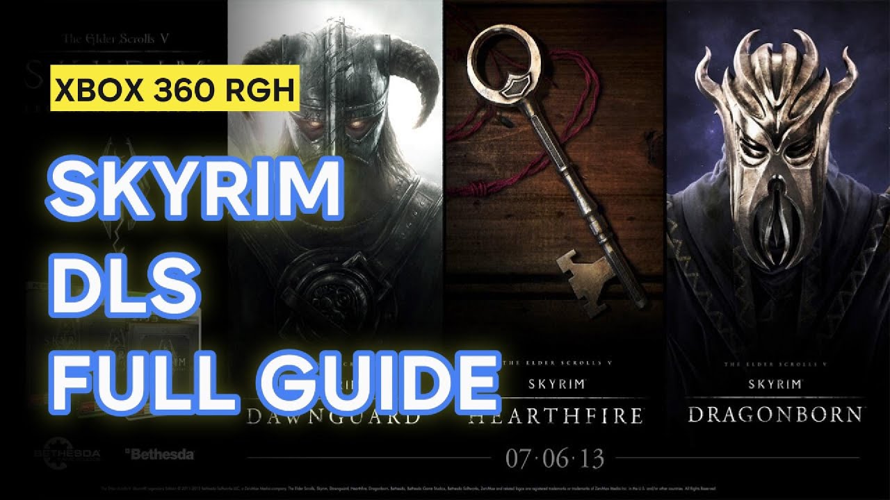 How to Install Skyrim DLC on modded Xbox 360 RGH console | Full Tutorial + Title Update Guide