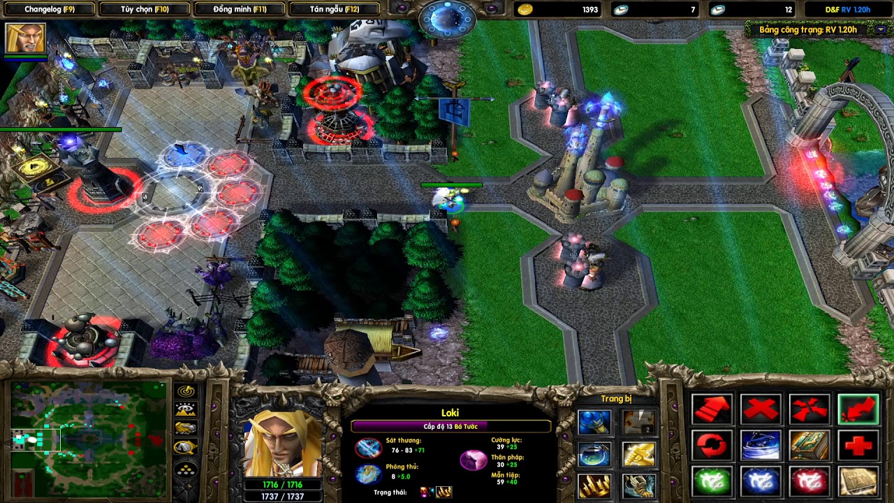 Warcraft 3 | Divide and Fight Rev - Sh Loki ( invoker), cực phẩm 100' ăn miếng trả miếng cực gắt