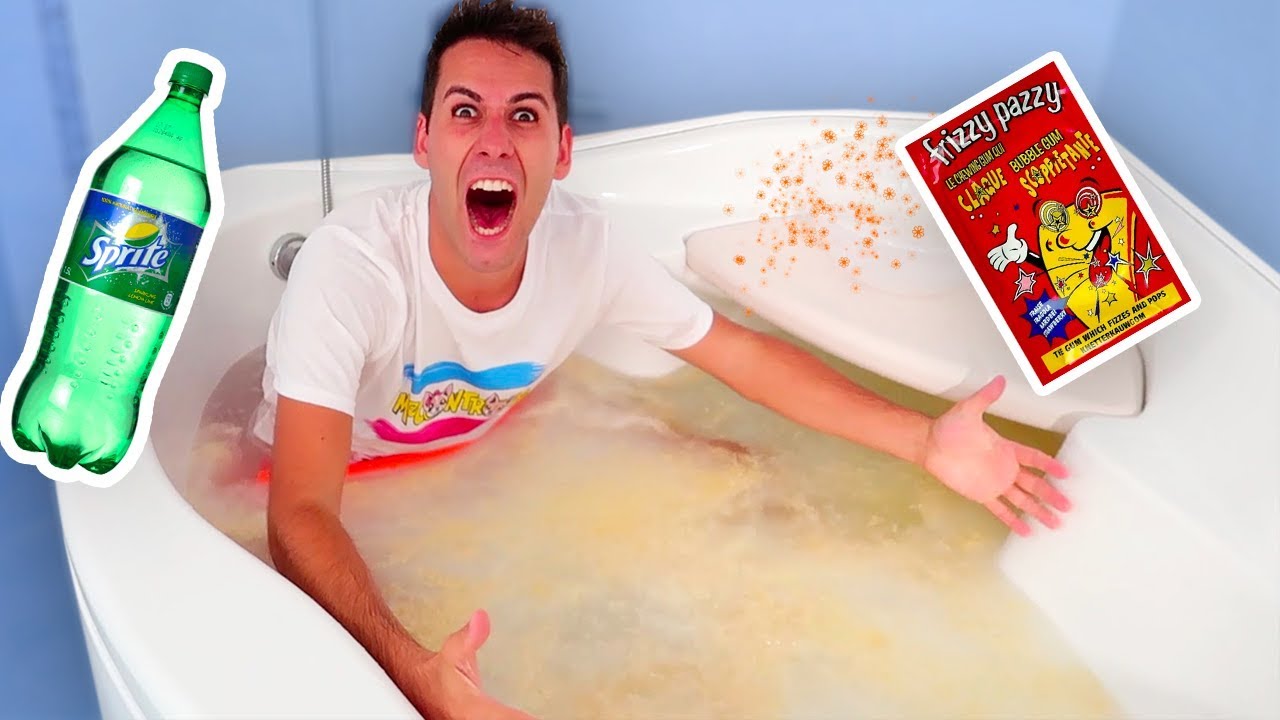 VASCA DA BAGNO PIENA DI SPRITE E CARAMELLE SCOPPIETTANTI!