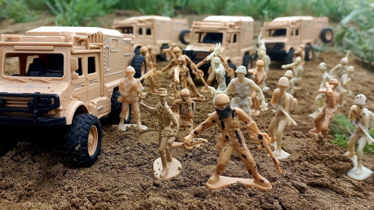 Army Men:Tan Army vs Green Army | The Revenge(plastic army men stopmotion)