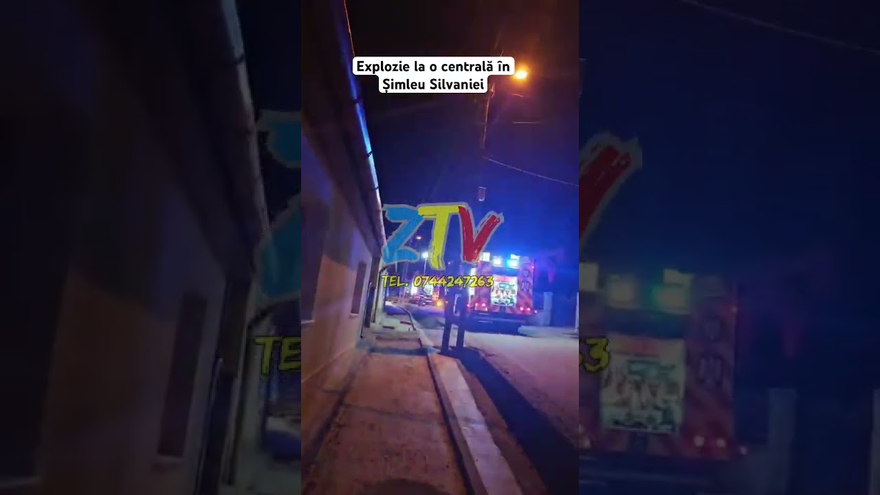 Explozie la o centrală în Șimleu Silvaniei