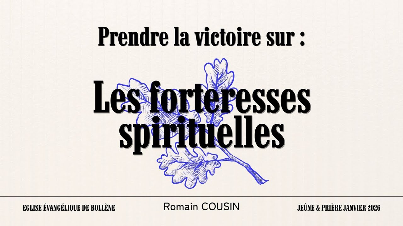 Jeûne et prière : Jour 5