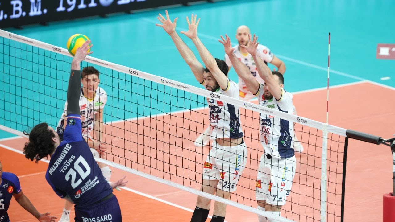 💥🏐 HIGHLIGHTS | Trentino Itas-Tours Vb 3-2 (4° turno Pool A di CEV Champions League)