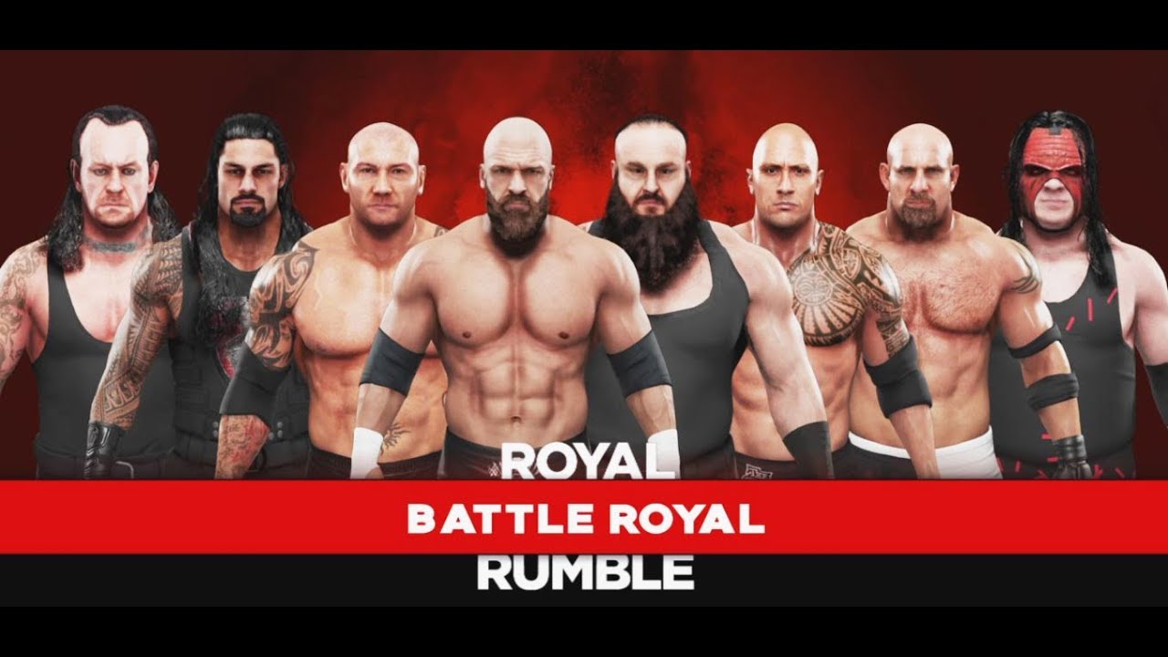 WWE-2K19- 8 Man-Battle Royal match-WWE-2K19-Gameplay