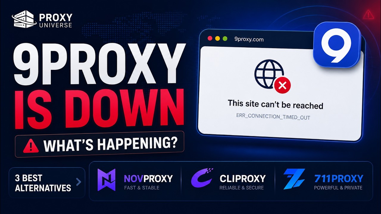 9Proxy Not Working? 3 Best Alternatives to Use Right Now (2026)