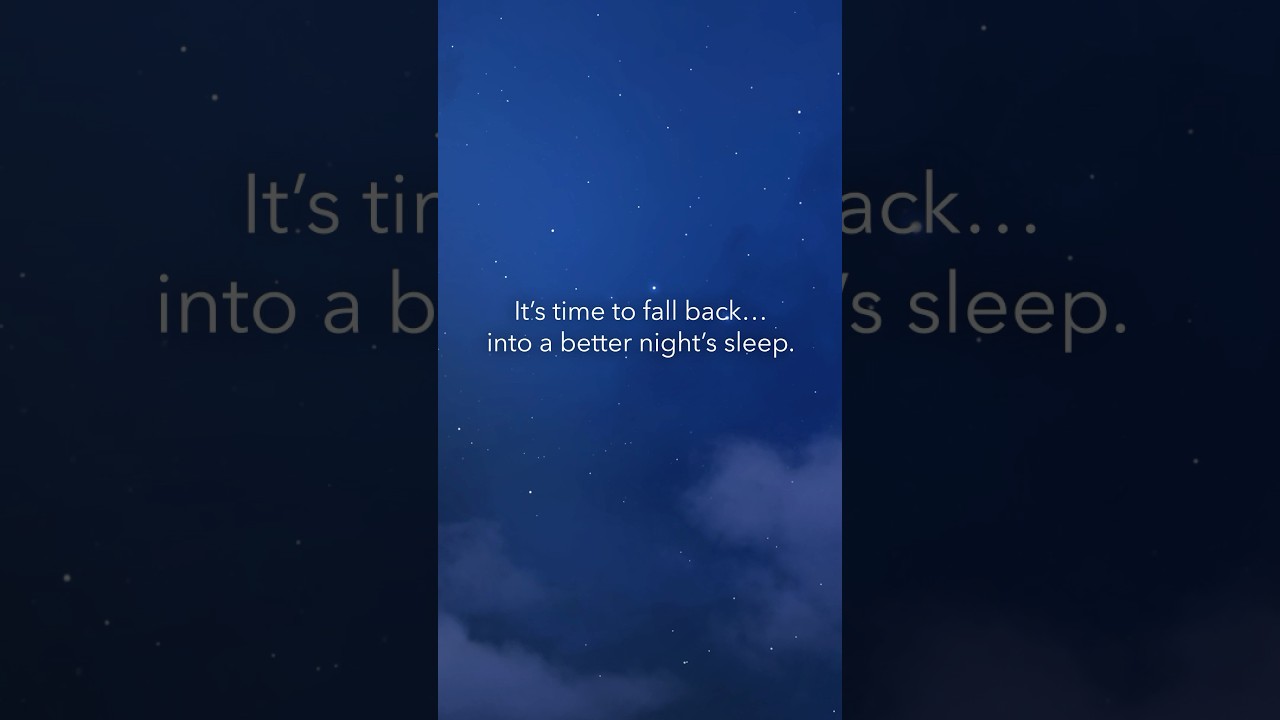 Fall back...into a better night's sleep: cal.mn/tips-for-sleep
