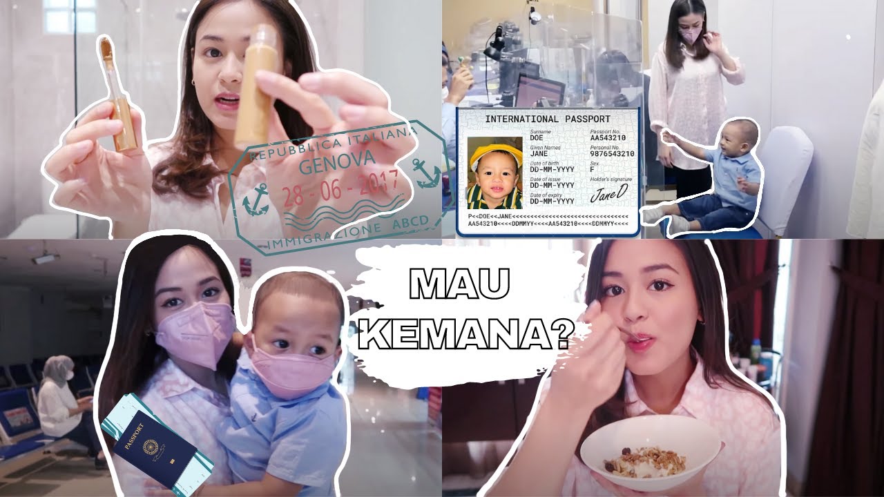 BAYI BUAT PASSPORT? MAU KEMANA? | Makeup for Passport Photo & Breakfast w/ family | CACA ZETA
