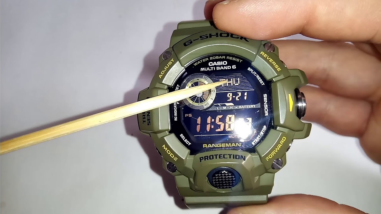 Reloj militar G-Shock  Rangeman GW 9400  parte 1
