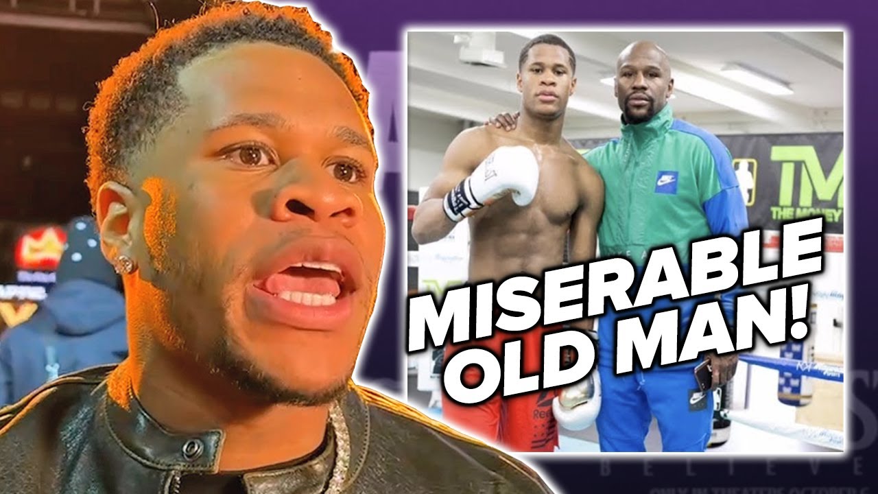 Devin Haney LASHES OUT at HATER Floyd Mayweather over Gerovonta leaked sparring by Ryan Garcia!