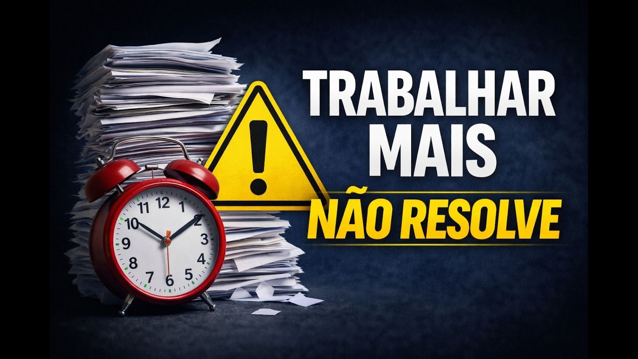 Por que trabalhar mais NÃO resolve seus problemas financeiros