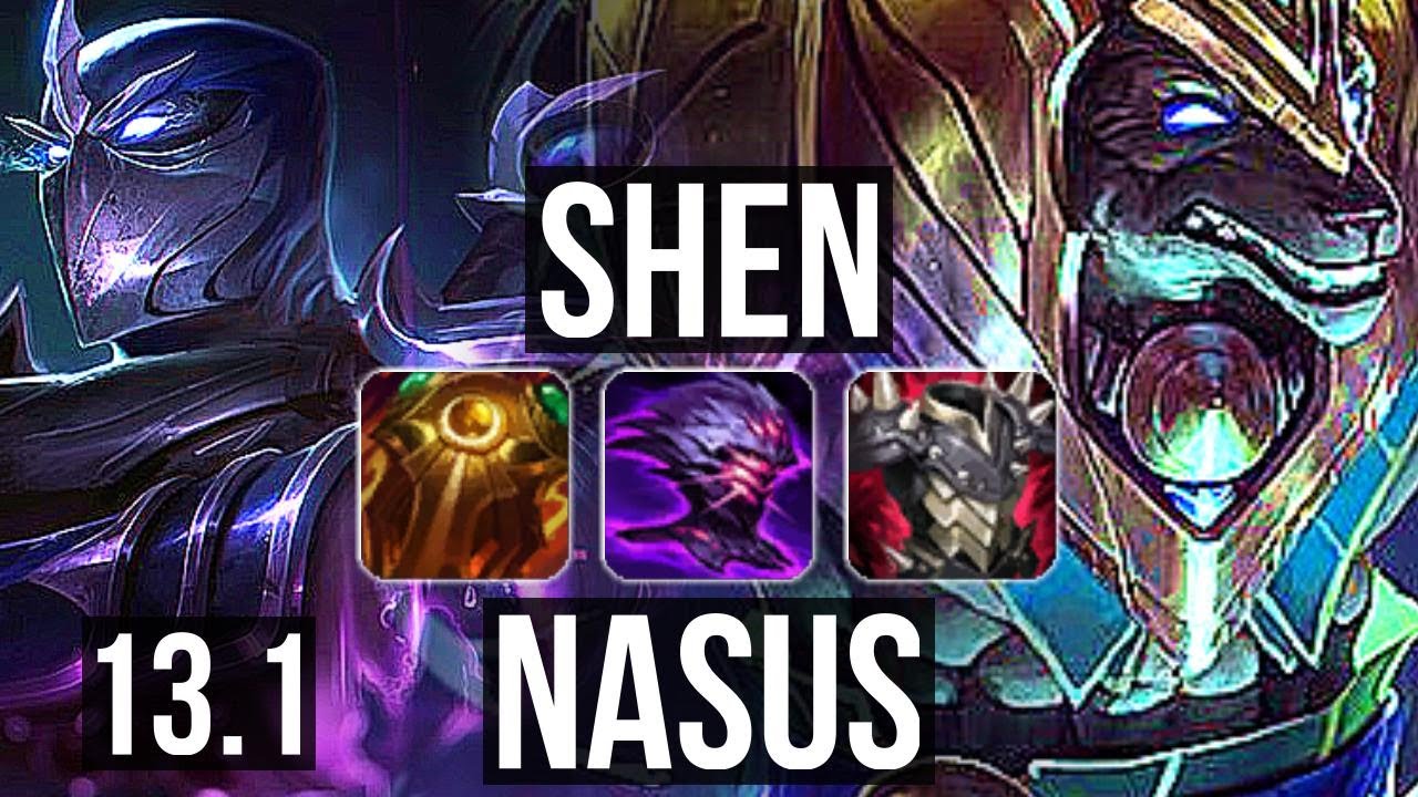 SHEN vs NASUS (TOP) | 7/1/15, 2.9M mastery | KR Diamond | 13.1