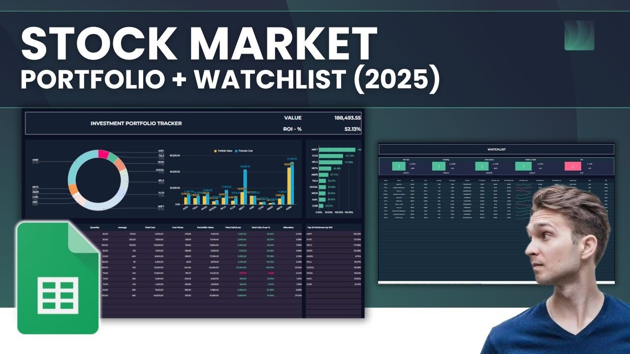 Build a FREE Stock Portfolio Tracker in Google Sheets That Actually Works!