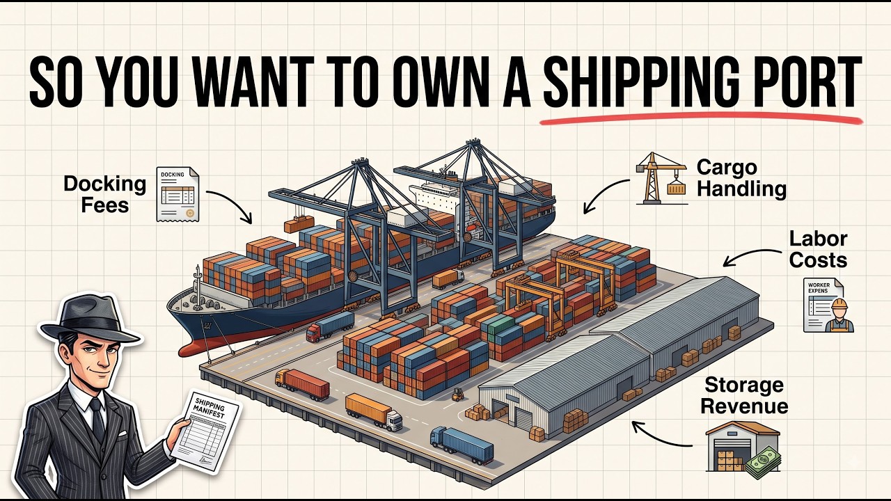 The Economics of Owning a Shipping Port