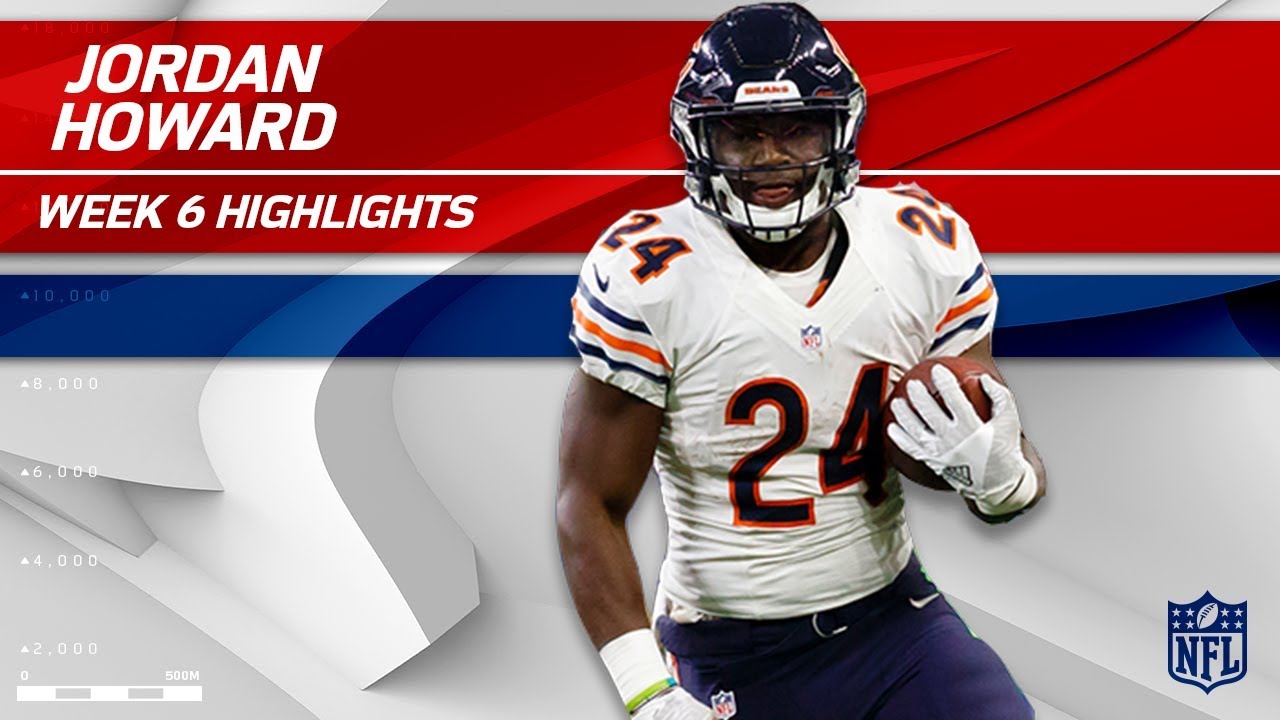 Jordan Howard's a Powerhouse w/ 36 Carries & 167 Yards 💪 | Bears vs. Ravens | Wk 6 Player Highlights