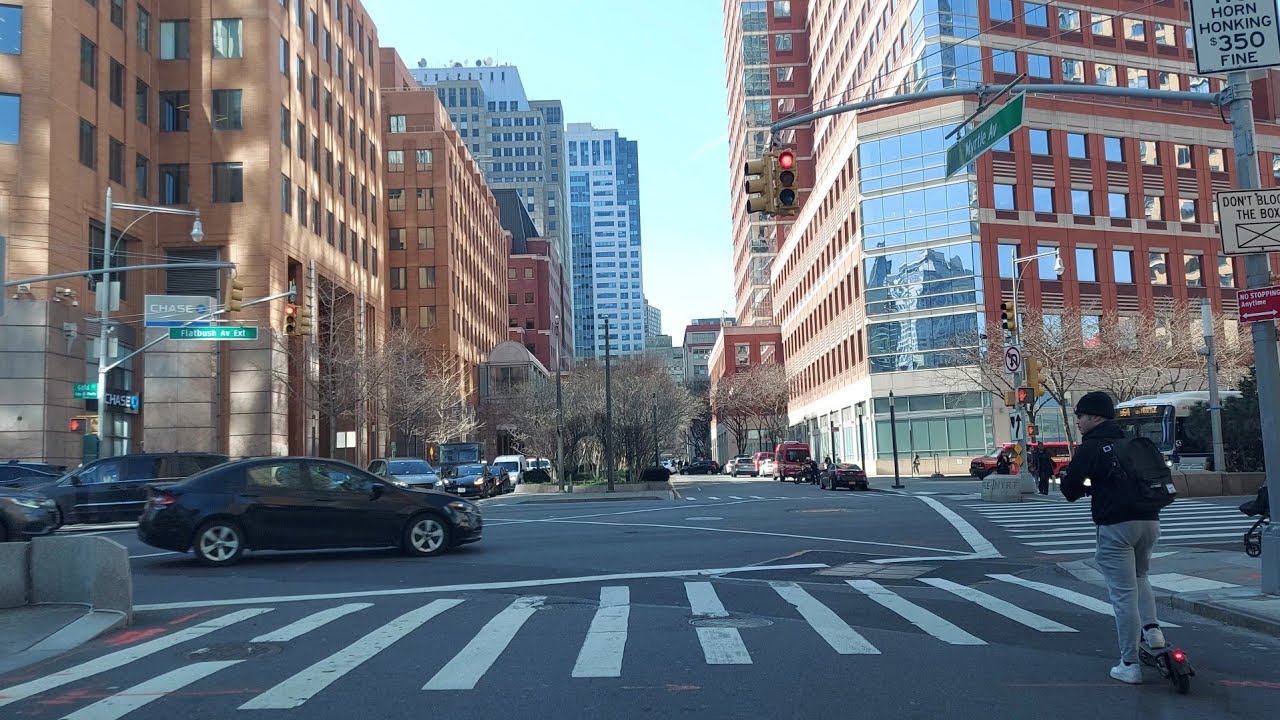 Driving from Prospect Heights to Downtown Brooklyn in Brooklyn, New York 2024