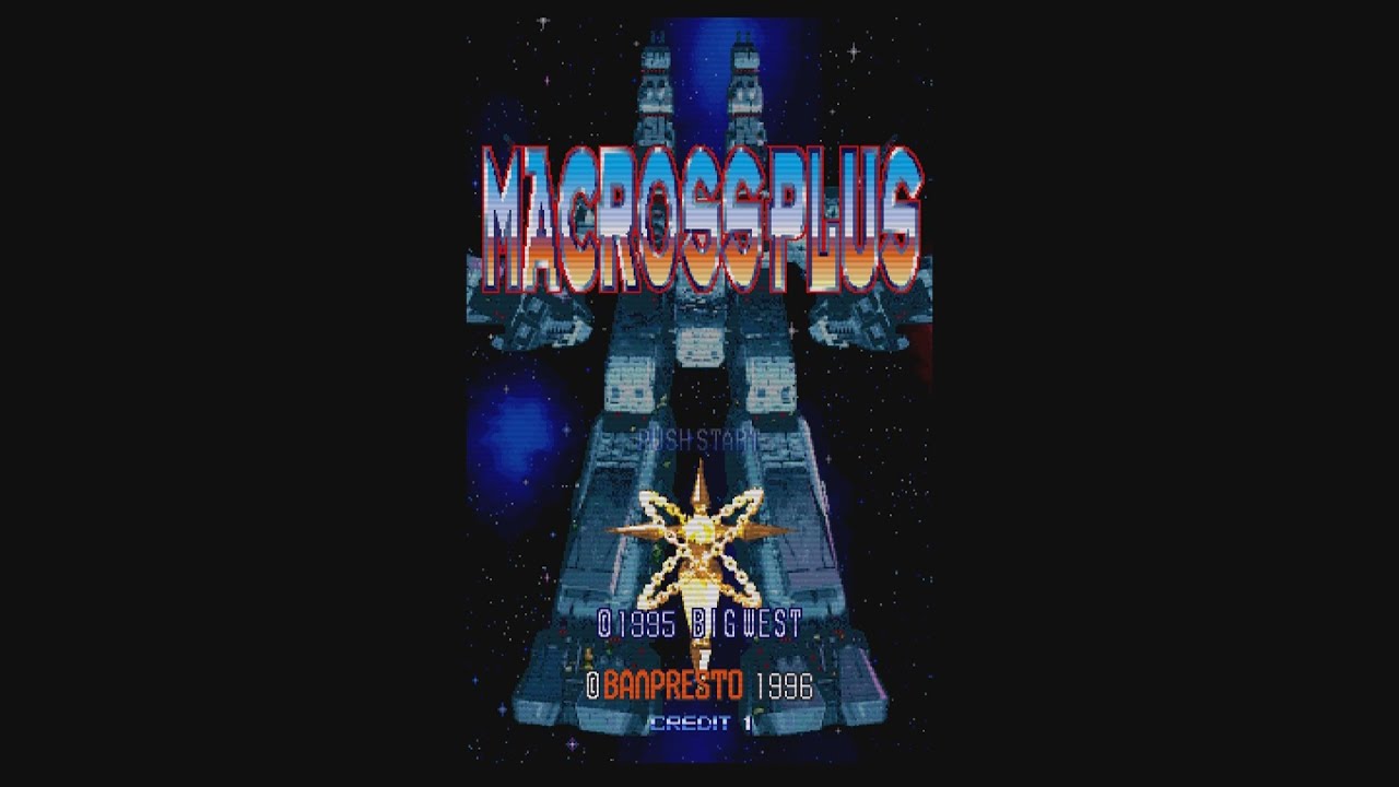 Macross Plus Arcade Attract Mode and Level 1 Intro