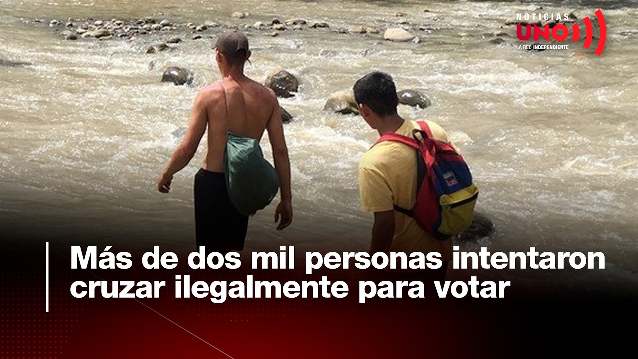 2.400 personas intentaban cruzar la frontera colombo-venezolana ilegalmente para votar