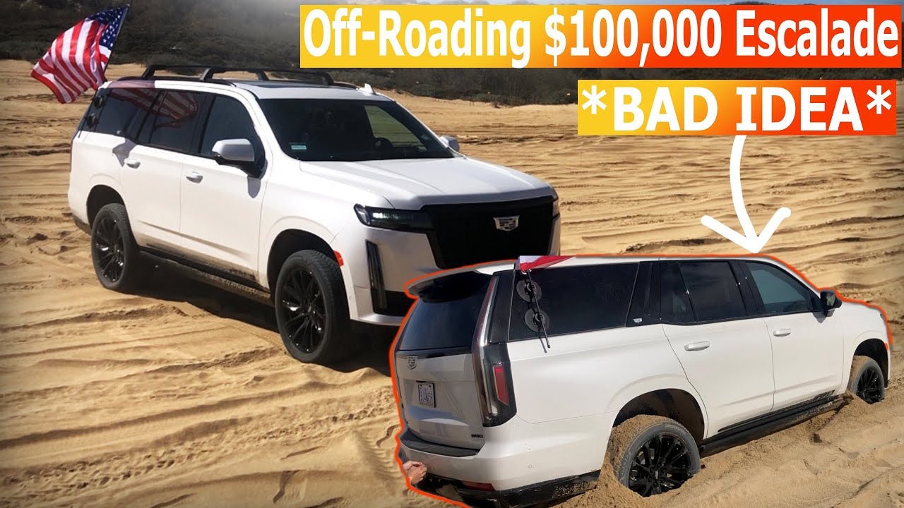 100 Thousand Dollar 2021 Escalade Buried In The Sand...